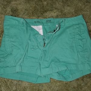 Green shorts